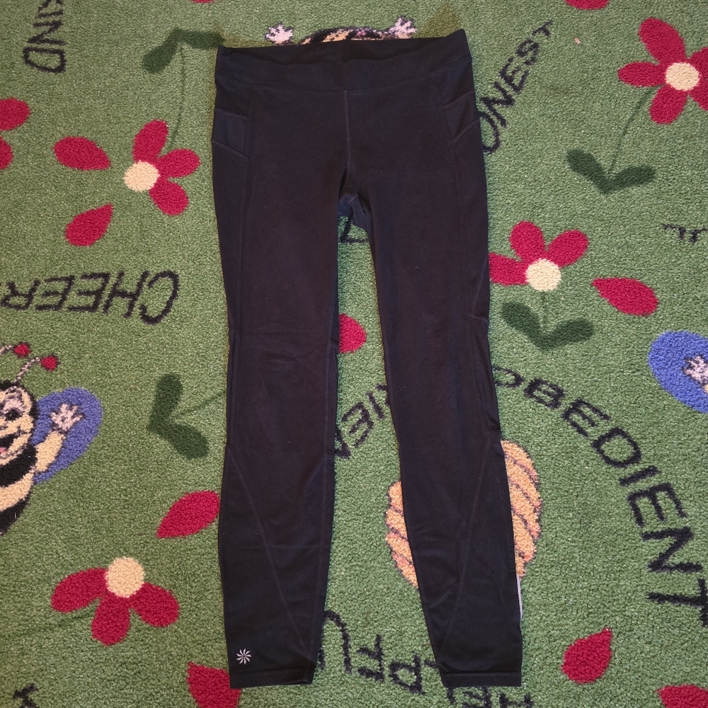 Women's Black Athleta Leggings Medium